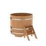 Купель BentWood круглая из лиственницы (D=1,17 м.), h=1 м. Натуральная Премиум в наличии на сайте фото - 1 BentWood круглая из лиственницы (D=1,17 м.), h=1 м. Натуральная Премиум купель фото фото - 1