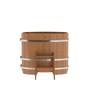 Купель BentWood овальная из дуба 0,76х1,16 м.), h=1 м. Натуральная Премиум для бани фото - 4 BentWood овальная из дуба (0,76х1,16 м.), h=1 м. Натуральная Премиум купель фото фото - 4